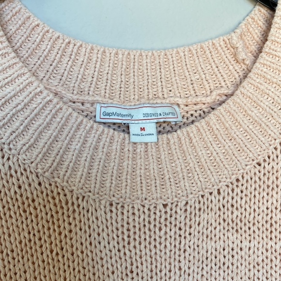 Gap Maternity Light Peach Sweater - Picture 2 of 4